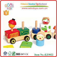 Brinquedos educativos de madeira para veículos